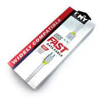 Дата кабель EMY MY-444 iPhone 5 White