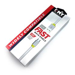 Дата кабель EMY MY-444 micro USB White