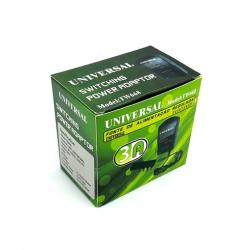 Универсальный блок питания TW668 3/4.5/6/7.5/9/12V 3A 30W Black