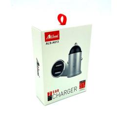 Автомобильное ЗУ Allison ALS-A613 Black (5V/3.1A/2USB)