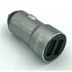 Автомобильное ЗУ Allison ALS-A606 Silver (5V/2.4A/2USB)
