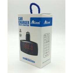 FM модулятор ALS-A901 Bluetooth + Charger (1USB/5V/2.1A) Black