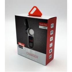 FM модулятор ALS-A668 Bluetooth + Charger (1USB/5V/A) Gray