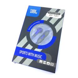 Наушники JBL AY-101 + mic Blue