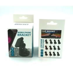 Автомобильный магнитный держатель QY-06 на присоске Black