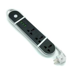 Сетевой удлинитель LDNIO SC3301 3 розетки/1.6m/2500W/10A + 3USB (5V/3.1A)