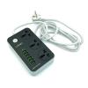 Сетевой удлинитель LDNIO SC3604 3 розетки/2.0m/2500W/10A + 6USB (5V/3.4A)