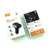 FM модулятор LDNIO C704Q Bluetooth + Fast Charger + Type C PD Qualcomm 4.0 Black