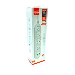 Сетевой удлинитель Sunpin OS-02 4 розетки/2.0m/2500W/10A + 4USB (5V/2.1A) White