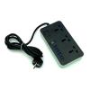 Сетевой удлинитель Sunpin OS-03 3 розетки/2.0m/3000W/16A + 6USB (5V/3.1A) Black