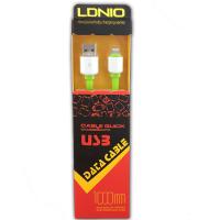 Дата кабель LDNIO LS-05 iPhone 5 Green