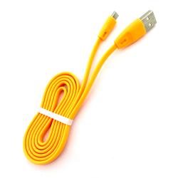 Дата кабель FLAT PREMIUM micro USB Orange (тех. упаковка)