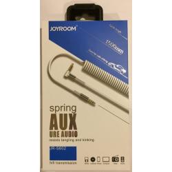 Кабель AUX JOYROOM JR-S602 спираль White