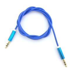 Кабель AUX Metall Conector Blue