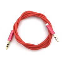 Кабель AUX Metall Conector Red