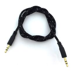 Кабель AUX Neylon Black