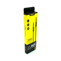 Кабель AUX REMAX L-200 2m Black