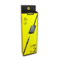 Кабель AUX REMAX RL-205 (1to2) Black