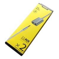Кабель AUX REMAX RL-205 (1to2) Silver