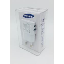 Сетевое ЗУ Samsung (5V/2A/2USB) White