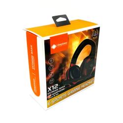 Наушники компьютерные проводные DEEPBASS X12 Black_Red
