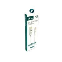Дата кабель ALLISON C86 Fast Charging Type C 3.1A 1M White