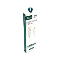 Дата кабель ALLISON C86 Fast Charging Micro USB 3.1A 1M White