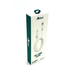 Дата кабель ALLISON C61 Fast Charging Mirco USB 6A 120W 1M White