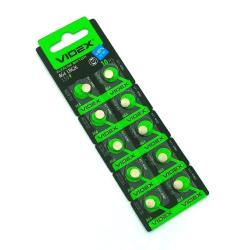 Батарейка часовая VIDEX  AG4/LR626 -- Цена за 10 шт мин. упаковка 10 шт
