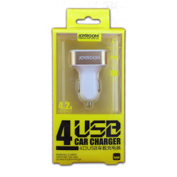Автомобильное ЗУ JOYROOM C-M401 (5V/4.2A/4USB) Gold
