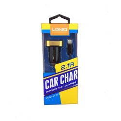 Автомобильное ЗУ LDNIO DL-DC211 + cable iPhone 5 Black (5V/2.1A/1USB)