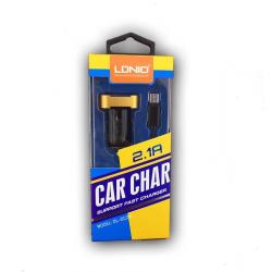 Автомобильное ЗУ LDNIO DL-DC211 + cable micro USB Black (5V/2.1A/1USB)
