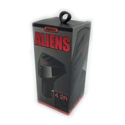 Автомобильное ЗУ REMAX Aliens RCC-304 Black (5V/4.2A/3USB)