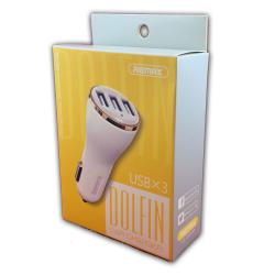 Автомобильное ЗУ REMAX Dolfin RCC-303 Gold (5V/3.4A/3USB)