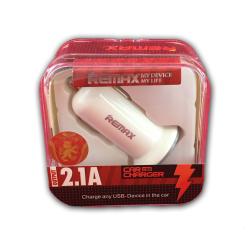 Автомобильное ЗУ REMAX RCC-201 mini White (5V/2.1A/2USB)