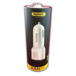 Автомобильное ЗУ REMAX RCC-201 White (5V/2.1A/2USB)