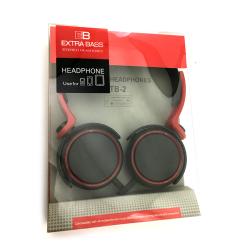 Наушники с микрофоном TB-2 (с оголовьем) Black/Red