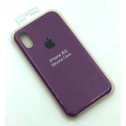 Чехол iPhone X/XS Silicon Case Copy #45 Grape