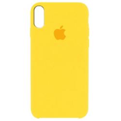 Чехол iPhone X/XS Silicon Case Copy #55 Canary Yellow