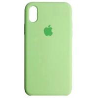 Чехол iPhone XR Silicon Case Copy #01 Light Green