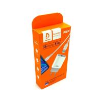 Сетевое ЗУ DENMEN DC07V (5V/3.6A/1USB/18W) + кабель Micro USB White