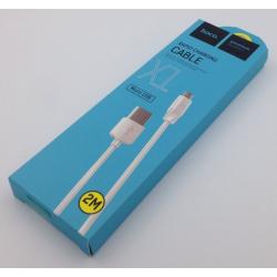 Дата кабель HOCO X1 Rapid Micro USB 2m White