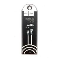 Дата кабель HOCO X4 Zinc Alloy Rhombic iPhone 5 Black