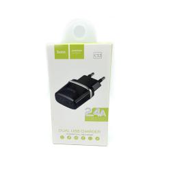 Сетевое ЗУ HOCO C12 Black (5V/2.4A/2USB)