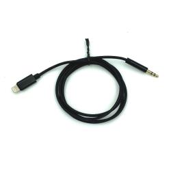 Кабель AUX Lightning to 3.5mm Black
