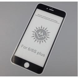 Защитное стекло с рамкой iPhone 6 Plus Black 0.3mm (тех. упаковка)