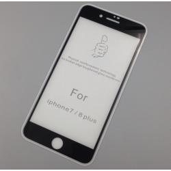 Защитное стекло с рамкой iPhone 7 Plus / 8 Plus Black 0.3mm (тех. упаковка)
