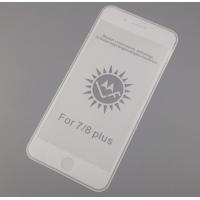 Защитное стекло с рамкой iPhone 7 Plus / 8 Plus White 0.3mm (тех. упаковка)