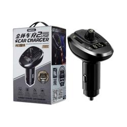 FM модулятор Remax RCC109 Bluetooth (5V/3A/2 USB) Black