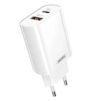 Сетевое ЗУ REMAX RP-U37 (5V/3A/1USB + Type C) Qualcomm 3.0
